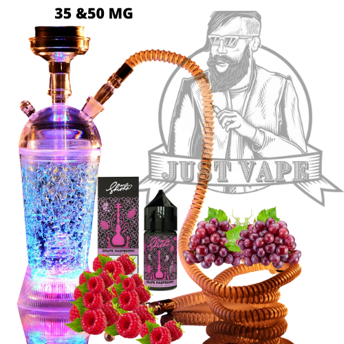 GRAPE RASPBERRY- NASTY SHISHA SALT - JUSTVAPEUAE