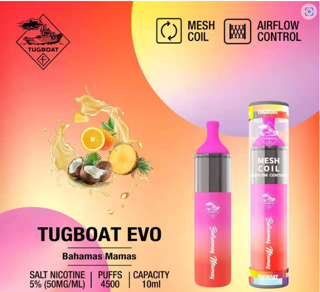 TUGBOAT EVO 4500 Puffs Disposable