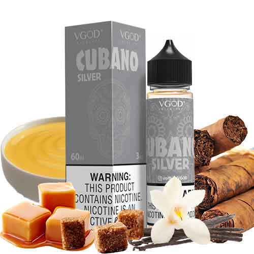 Cubano Silver By Vgod 60ml - JUSTVAPEUAE