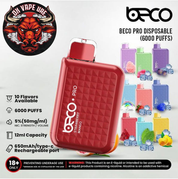 VAPTIO Beco Pro Disposable 6000 Puffs 50mg