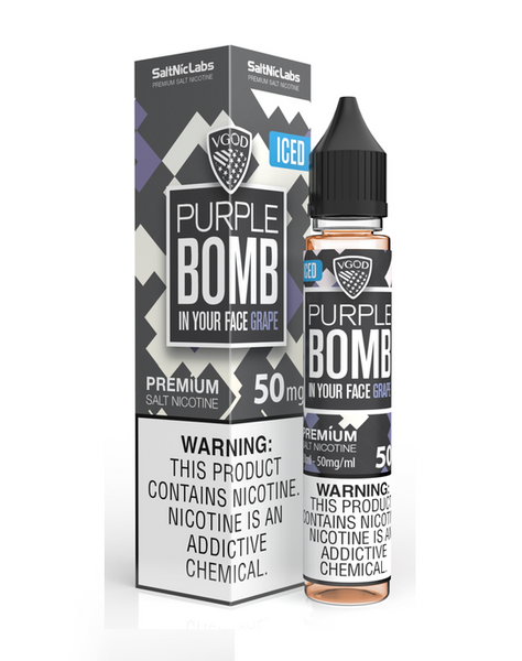 Iced Purple Bomb Salt By Vgod