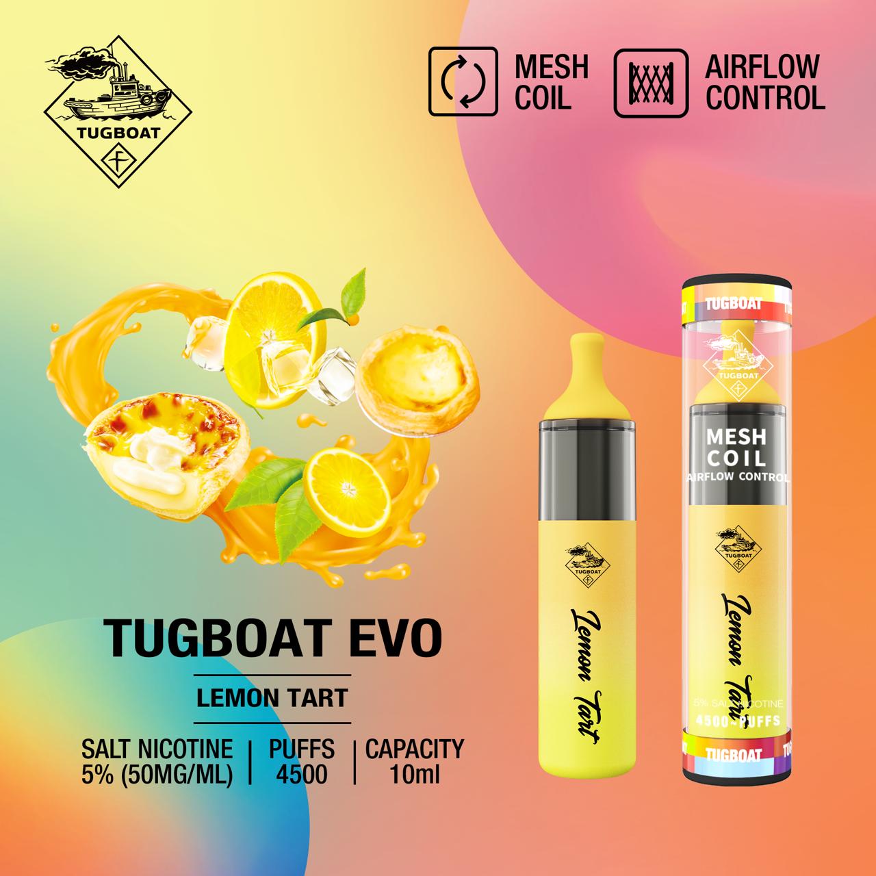 TUGBOAT EVO 4500 Puffs Disposable