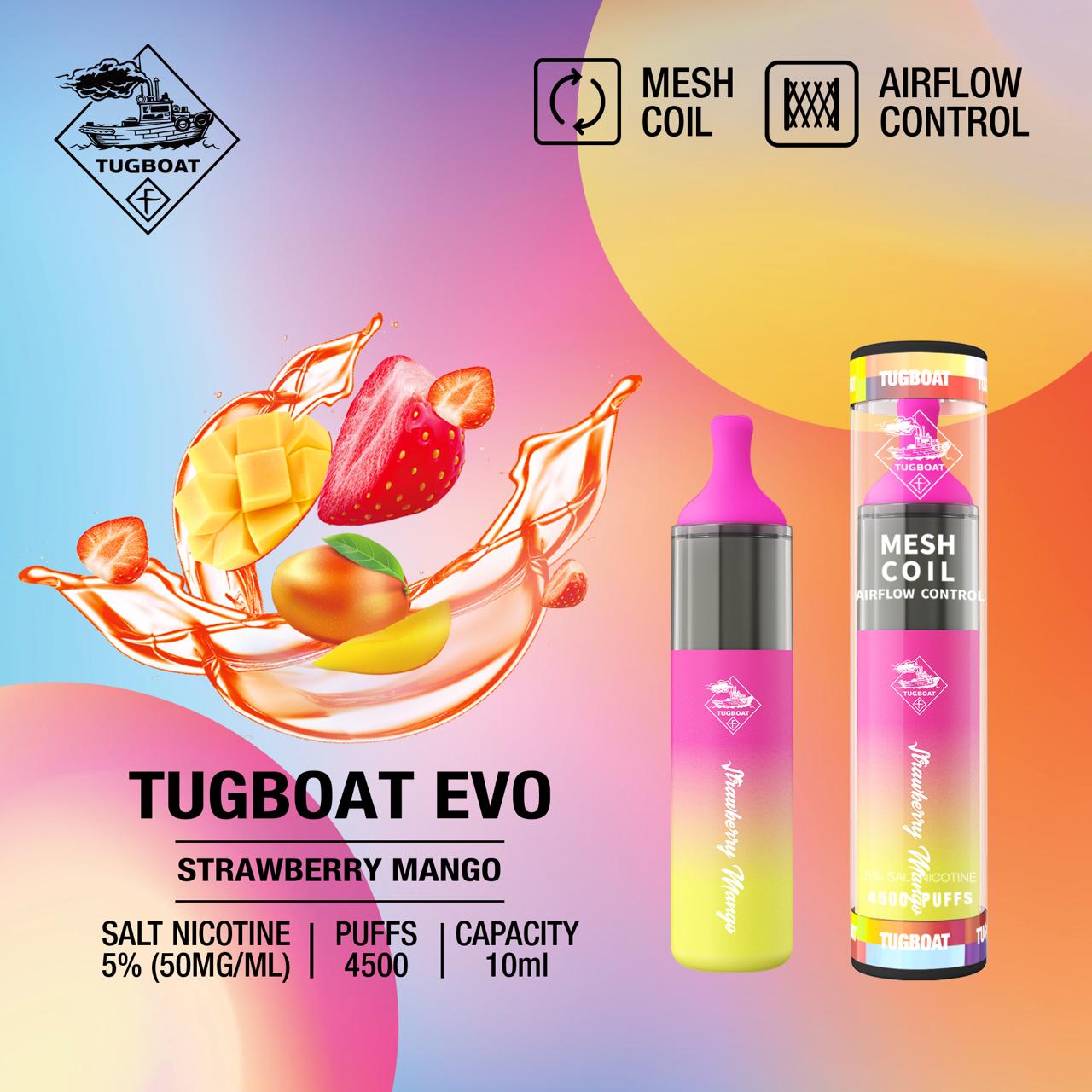 TUGBOAT EVO 4500 Puffs Disposable